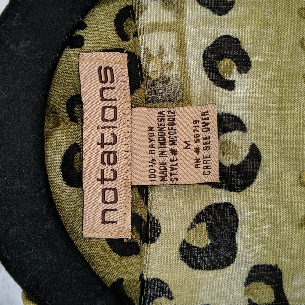 Notations Collared Blouse With Attached Tank Top,… - image 8